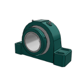 S-2000 Pillow Block with Type E Dimensions 4-Bolt Labyrinth Seal Non-Expansion - S-2000 - E Type - Inch